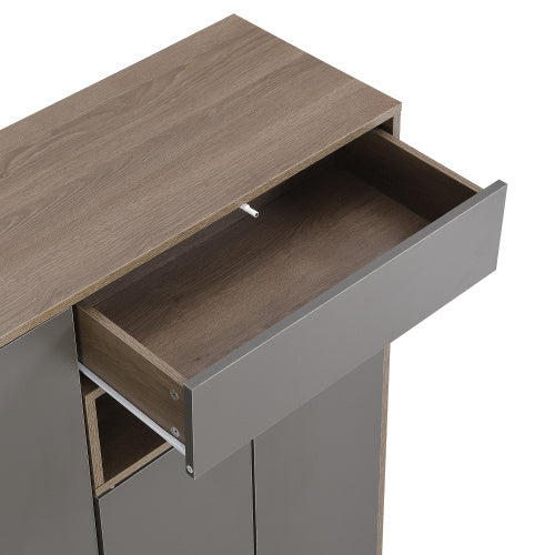 StrideNest™ – 2-in-1 Shoe Storage Bench & Cabinet